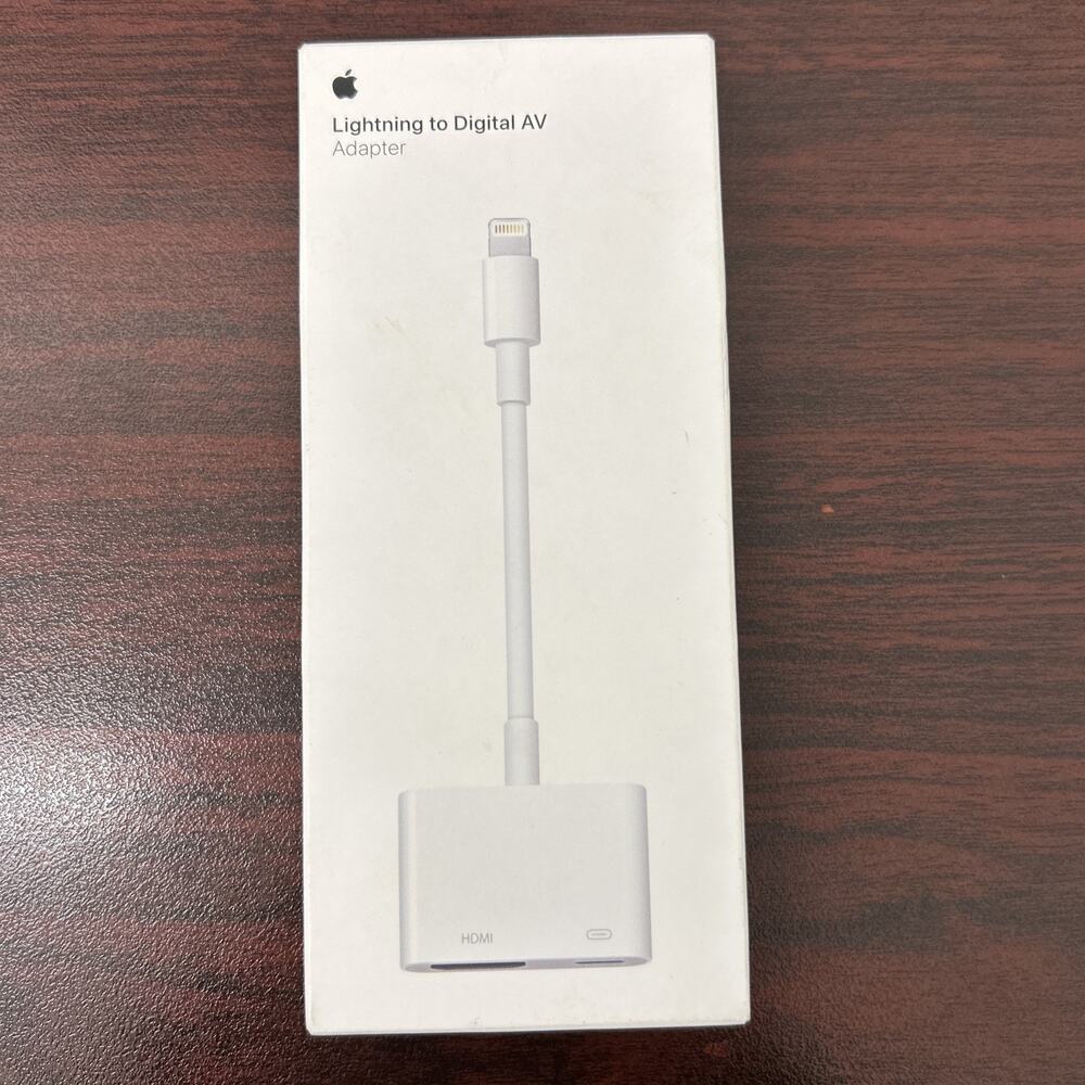Genuine Apple Lightning to Digital AV Adapter MW2P3AM/A with Box A1438
